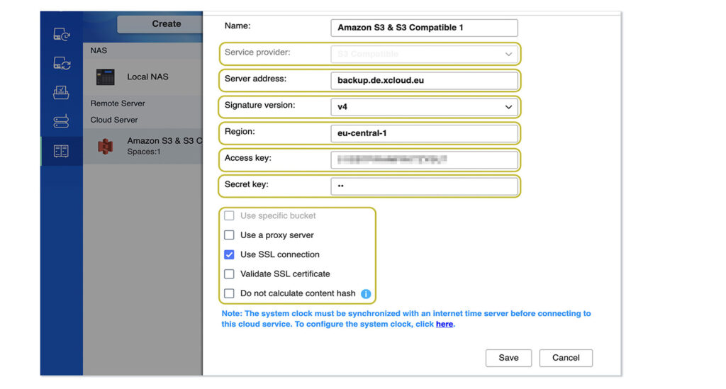 Storage Space Details