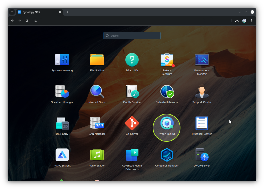 Hyper Backup Launch Screen